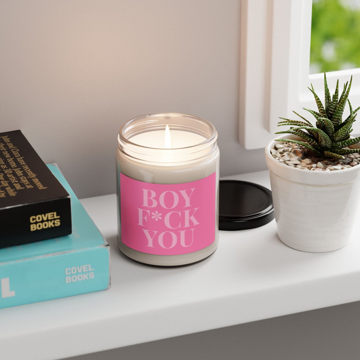 Scented Candle, 9oz. - Boy F*ck You Edition