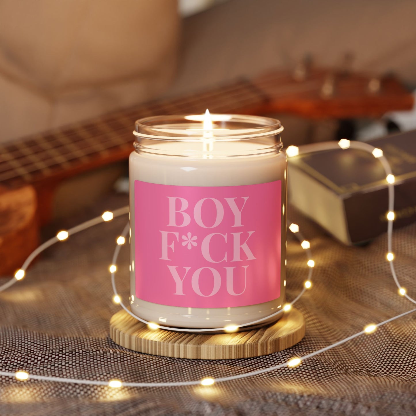 Scented Candle, 9oz. - Boy F*ck You Edition