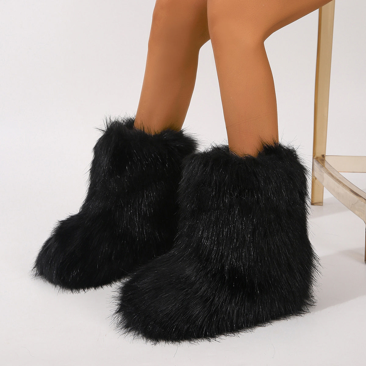 Stylish Personalized Winter Boots For Women - Adorable Spicy Girl Mid-Length Snow Boots, Cozy And Warm